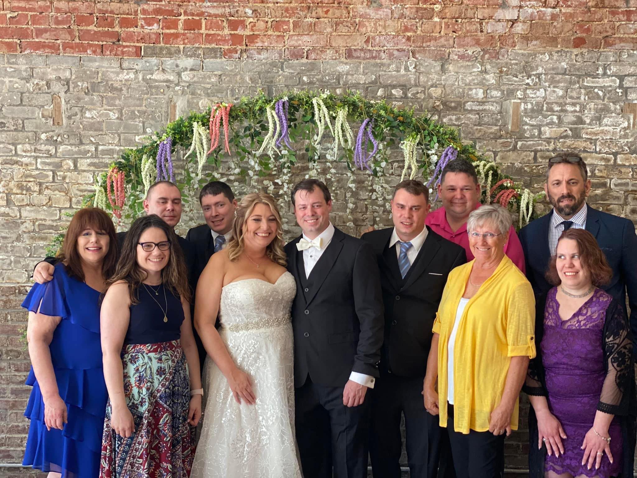 Meyer family at Jon's wedding